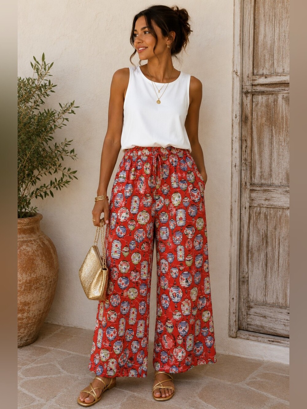 Harold's Chinese Lantern Pants Size 6